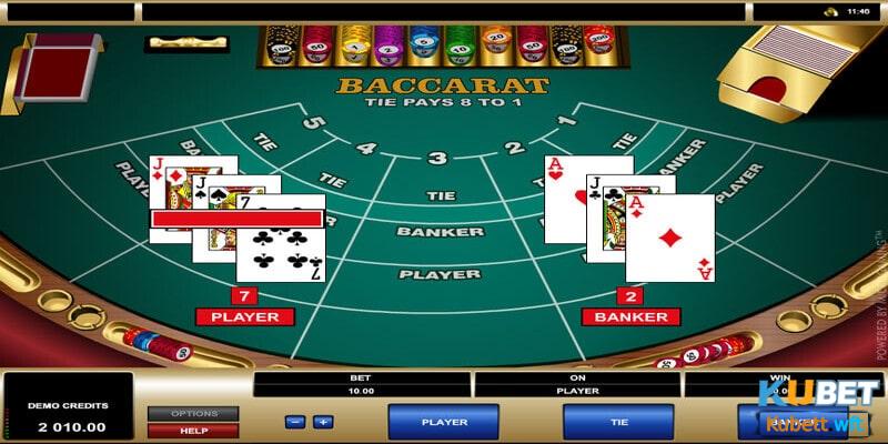 Luật chơi baccarat trực tuyến cơ bản