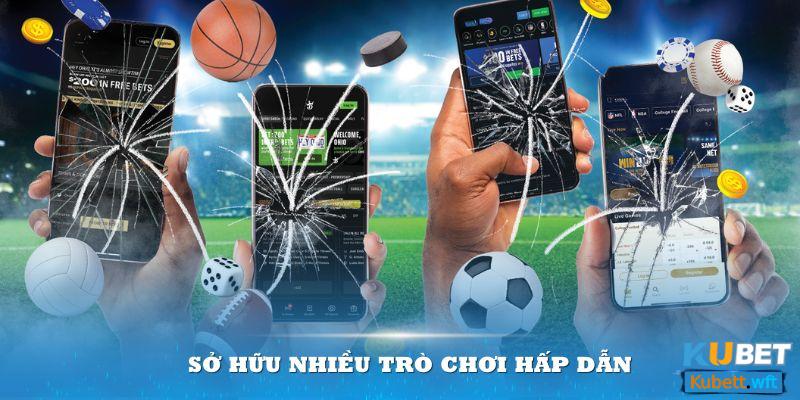 Sảnh game còn sở hữu nhiều trò chơi hấp dẫn đỉnh cao cho người dùng lựa chọn